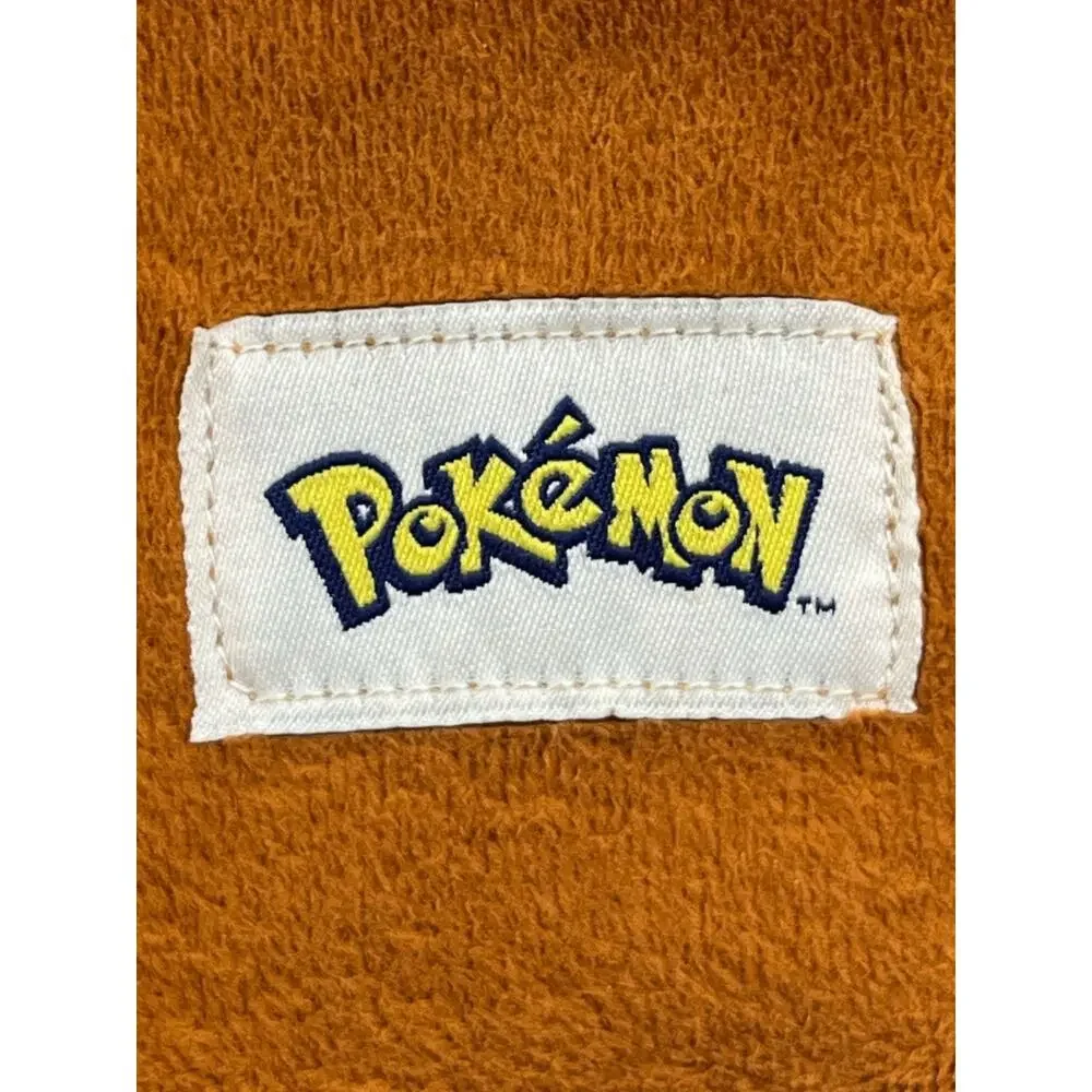 Pokemon Eevee Slippers Bioworld Adult Size XL Brown Soft Plush House Shoes
